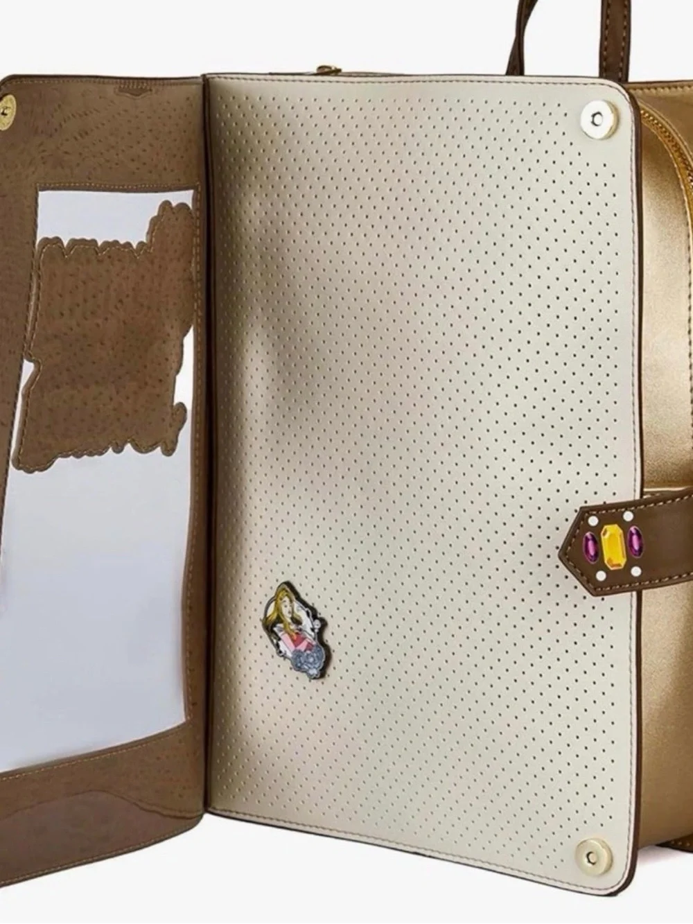 NWT Loungefly Disney Sleeping Beauty Bookstyle Backpack - Picture 3 of 9